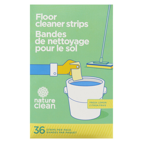 Nature Clean Floor Cleaner Strips Fresh Lemon 1 EA