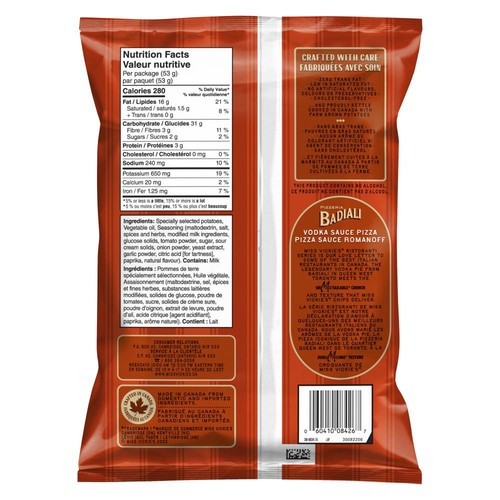 Miss Vickie's Potato Chips Vodka Pizza Sauce 53 g