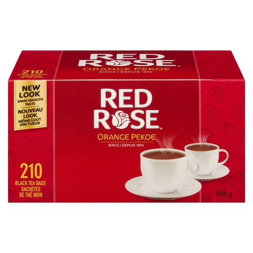 Red Rose Black Tea Orange Pekoe 210 Tea Bags 