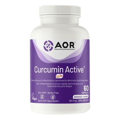 AOR Curcumin Active 133.3 mg Vegi-Caps 60 Count 