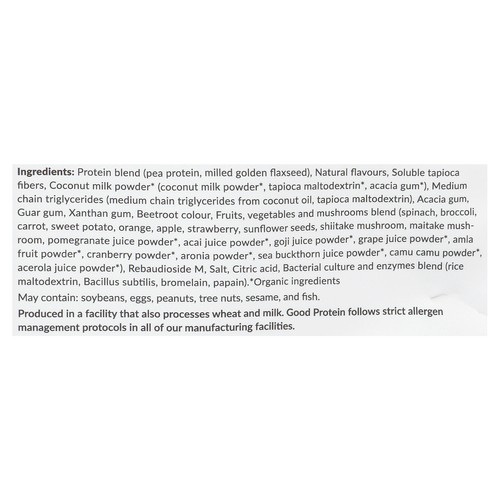 Good Protein Plant Based Superfood Blend All-In-One Shake Strawberries & Cream 880 g