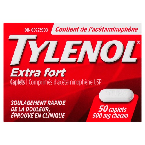 Tylenol Pain Relief Extra Strength 50 Caplets