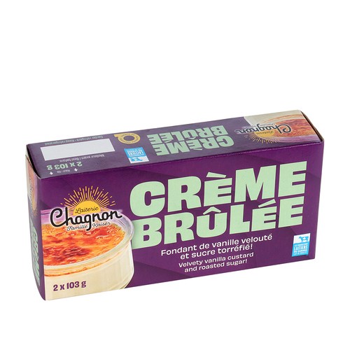 Chagnon Dessert Crème Brulee 206 g