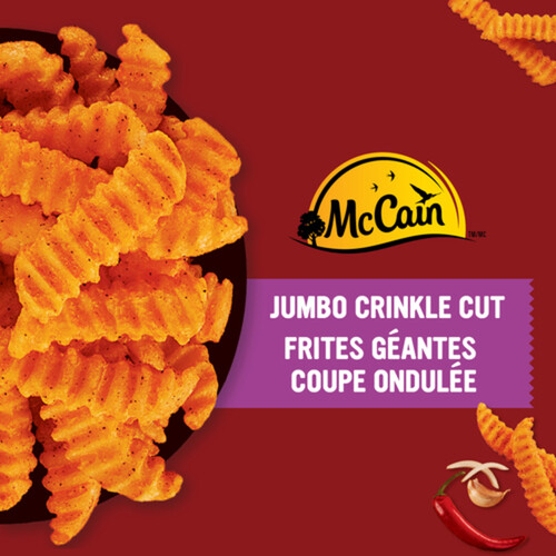 McCain Superfries Spicy Jumbo Crinkle Cut 650g