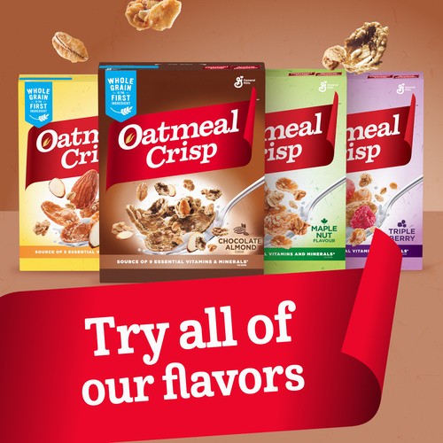 Oatmeal Crisp Cereal Chocolate Almond  437 g