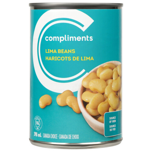 Compliments Beans Lima 398 ml
