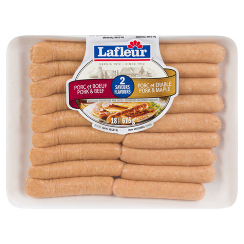 Lafleur Sausage Beef Pork Maple 675 g