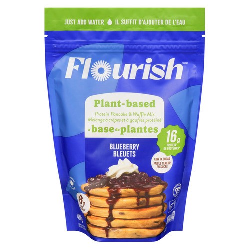 Flourish Plant Based Protein Pancake Mix Blueberry 430 g