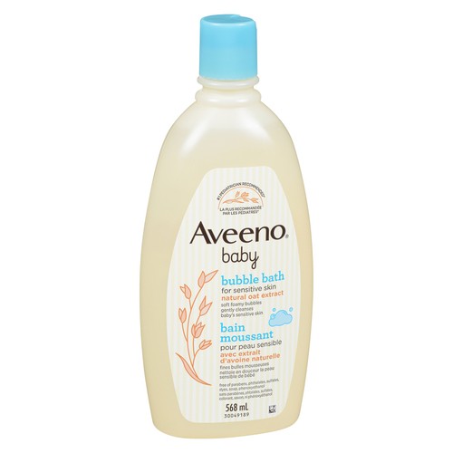 Aveeno Baby Bubble Bath Sensitive Skin Natural Oat Extract 568 ml