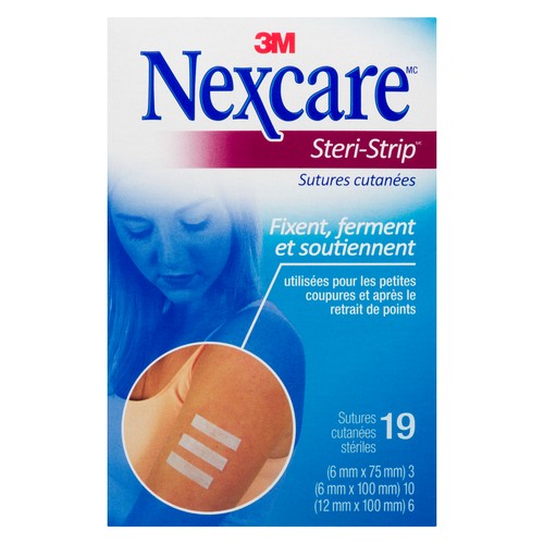 3M Nexcare Steri Strips Skin Closure 19 Strips