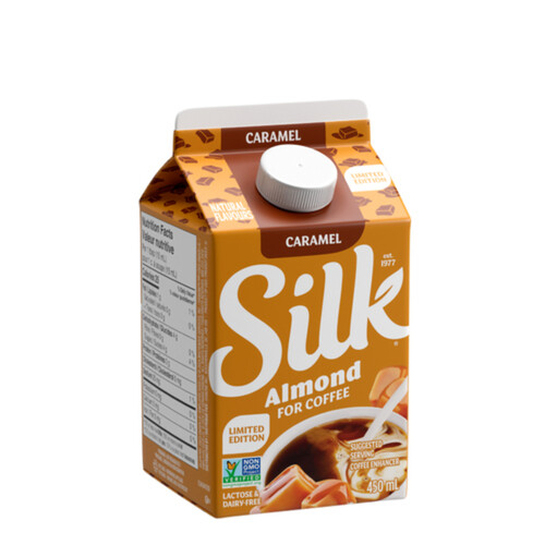 Silk Plant Based Coffee Creamer Almond Caramel Limited Edition 450 ml