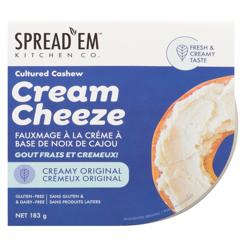 Spread'Em Kitchen Gluten Free Cream Cheeze Original 183 g
