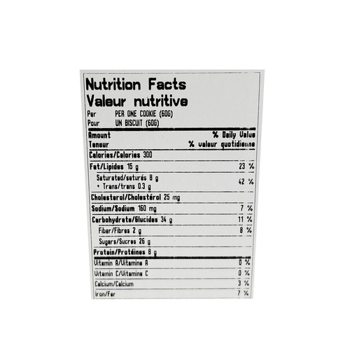 Saveurs du four Gourmet Cookies Brownie 6 x 60 g