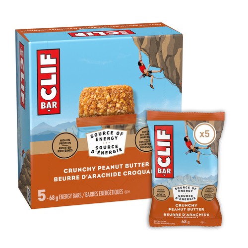 Clif Bar Energy Bars Crunchy Peanut Butter 340 g