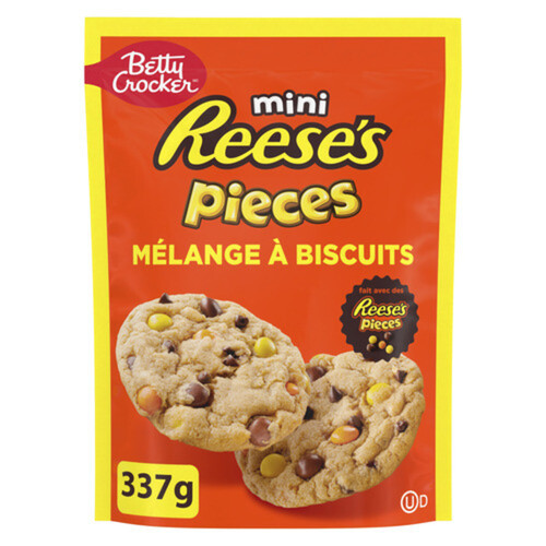 Betty Crocker Reese's Mini Pieces Cookie Mix with Peanut Butter Pieces and Chocolate Chips 337 g