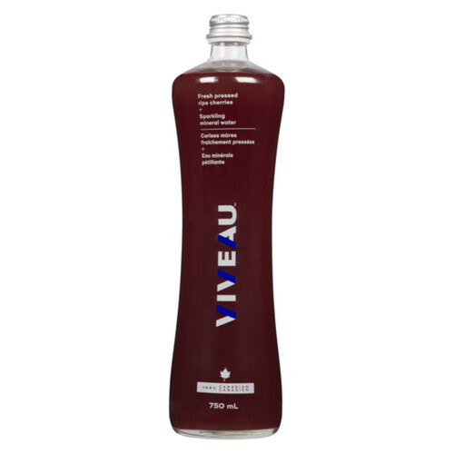 Viveau Sparkling Water Ripe Cherry 750 ml (bottle)