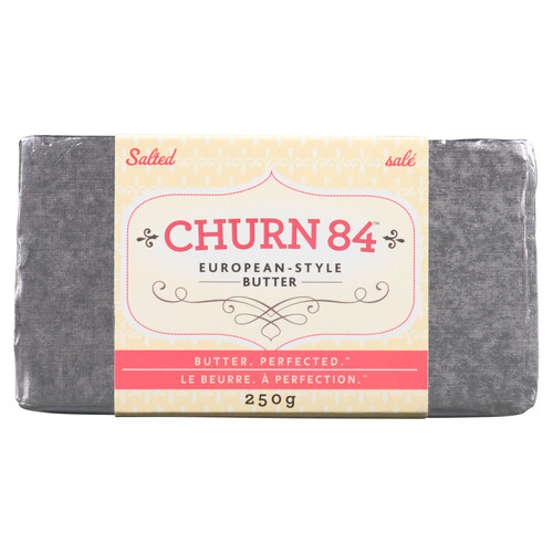 Stirling Creamery Churn 84 Salted Butter European Style 250 g