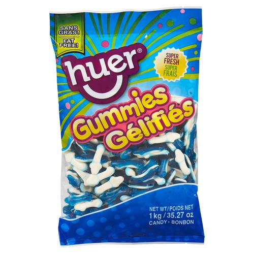 Huer Foods Blue Sharks Small E Frutti Candy 1 KG