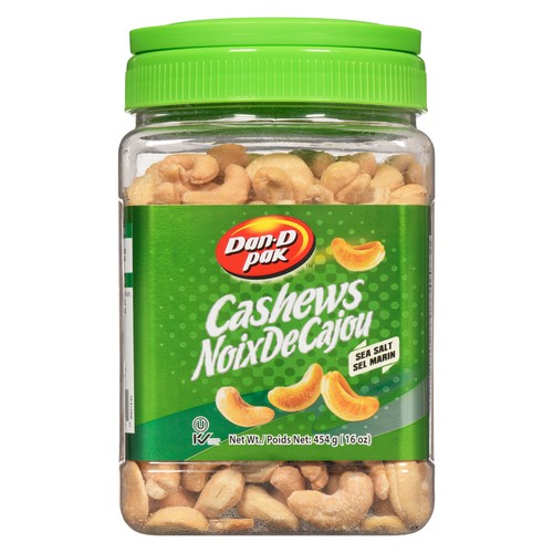 Dan D Pak Cashews Salted 454 g