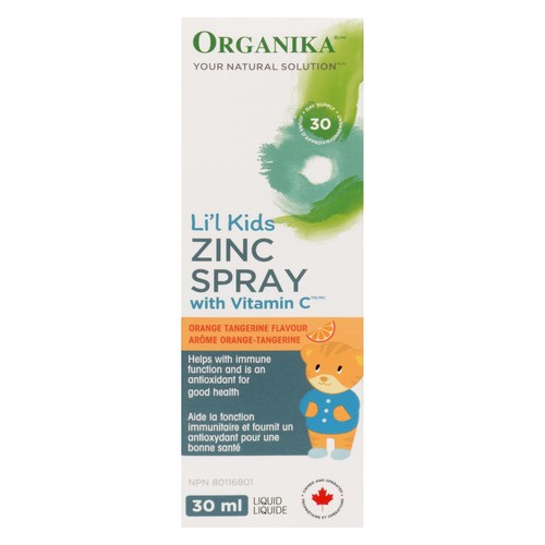 Organika Health Products Kids Zinc Spray 30 ml