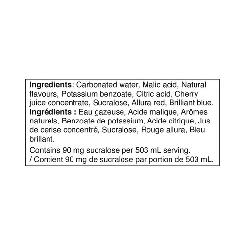 Sparkling Ice Sparkling Water Black Cherry 503 ml (bottle)
