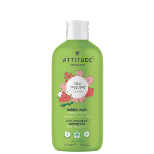 Attitude Little Leaves Bubble Bath Watermelon & Coconut 473 ml