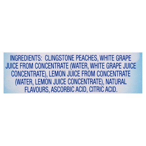 Dole Fruit Bowls In Fruit Juice Diced Peaches 4 x 107 ml