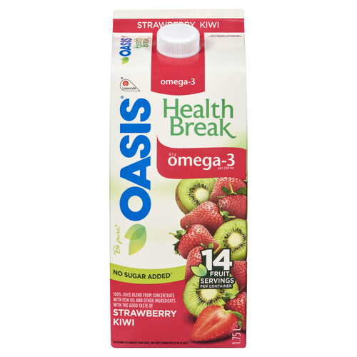 Oasis Health Break Juice Strawberry Kiwi 1.75 L