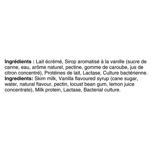 Liberté Lactose-Free 0% Greek Yogurt Vanilla 750 g
