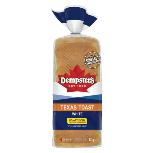 Dempster's Sandwich Bread White Texas Toast 675 g
