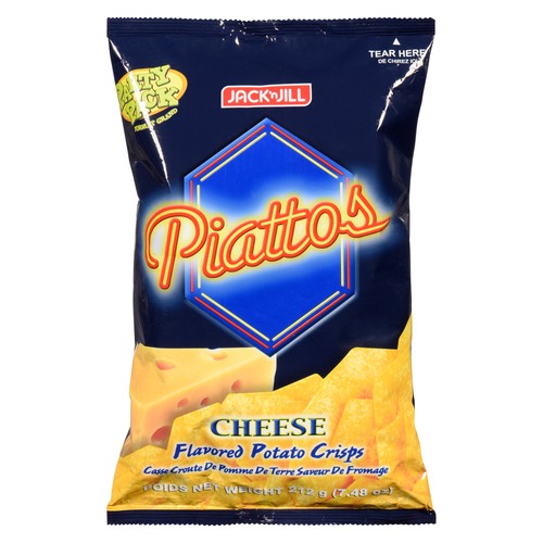 Jack N Jill Piattos Potato Crisps Cheese Flavor 212 g