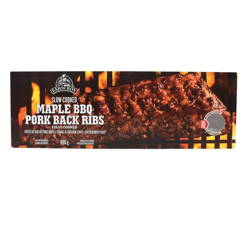 Farm Boy Pork Back Ribs Maple BBQ 800 g