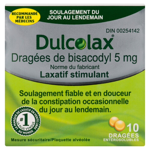 Dulcolax Laxative 5 mg Tablets 10 EA