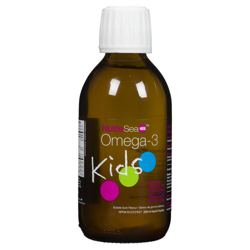 Nutra Sea Kids Bubble Omega-3 Vitamins 200 ml