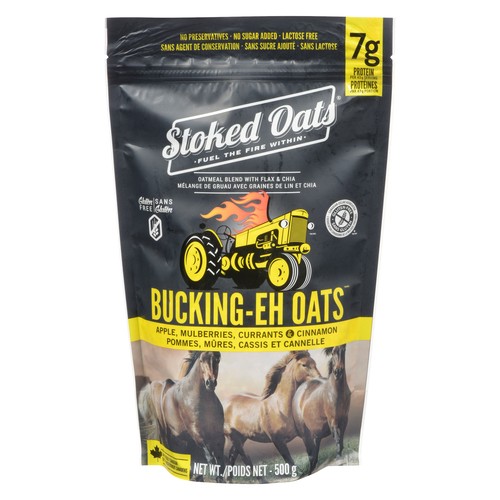 Stoked Oats Lactose-Free Oatmeal Bucking-Eh Oats 500 g