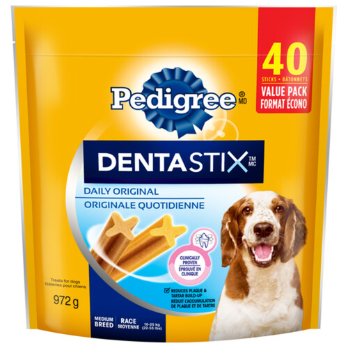 Pedigree Dentastix Oral Care Medium Adult Dog Treats Original 972 g