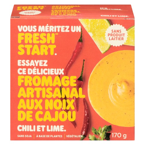 Fresh Start Dairy Free Cheese Chili Lime 170 g