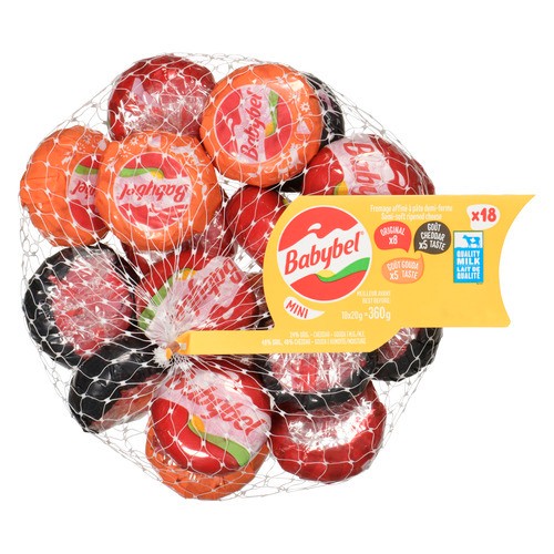 Babybel Semi-Soft Ripened Cheese Mini 18 x 20 g (360 g)