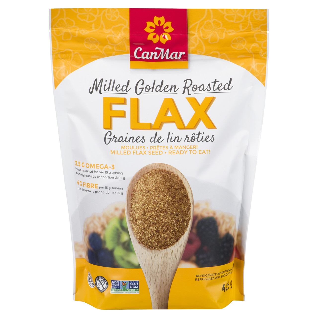 CanMar Milled Golden Roasted Flax Seeds 425 g Voilà Online Groceries