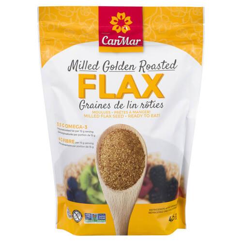 CanMar Milled Golden Roasted Flax Seeds 425 g