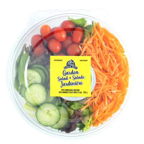 Farm Boy Garden Salad With Lemon Garlic Dressing 560 g