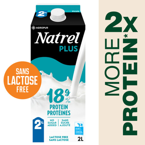 Natrel Plus Lactose-Free 2% Protein Milk 2 L