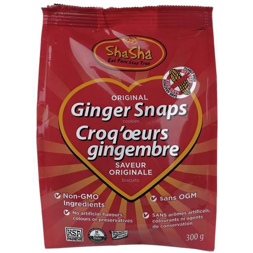 ShaSha Co. School Market Box Ginger Cookies 18 x 30 g