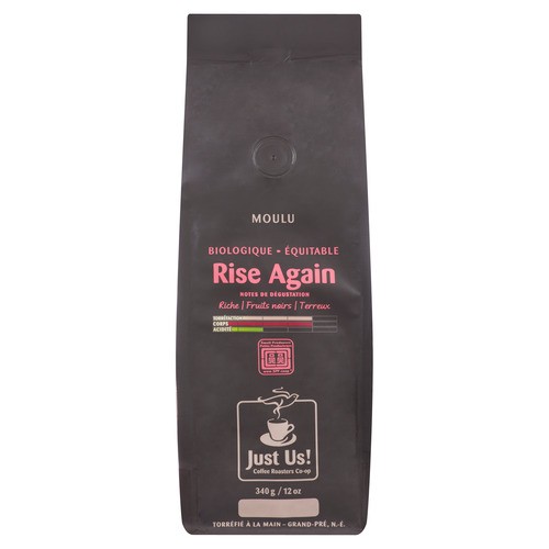 Just Us! Organic Ground Coffee Rise Again 340 g