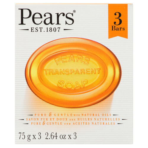 Pears Transparent Soap 3 Pack 225 g