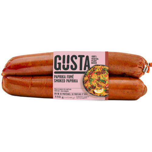 Gusta Vegan Sausage Smoked Paprika 350 g
