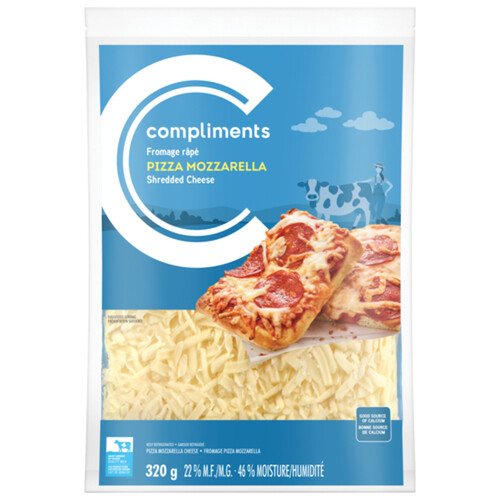 Compliments 22% Shredded Cheese Pizza Mozzarella 320 g