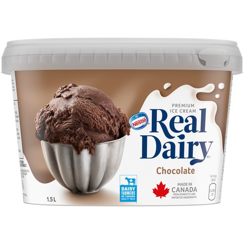 Nestlé Real Dairy Ice Cream Chocolate 1.5 L