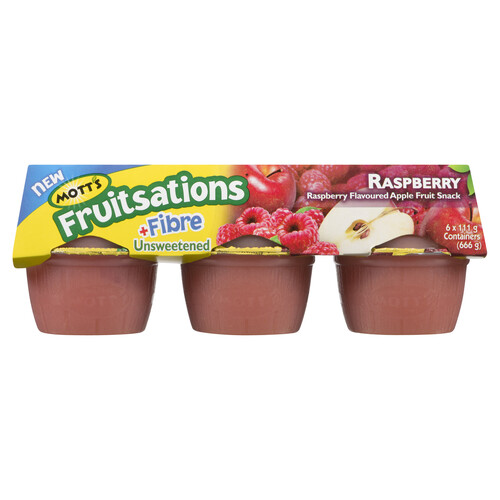 Mott's Fruitsations +Fibre Fruit Snack Apple Raspberry 6 x 111 g