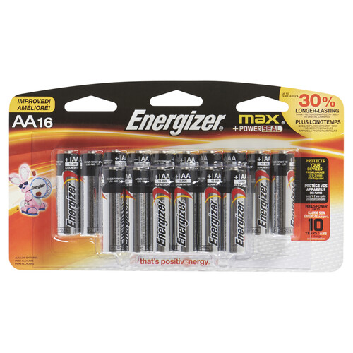 Energizer Max AA Batteries 16 EA